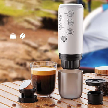 Portable 2-in-1 Capsule & Powder Coffee Maker