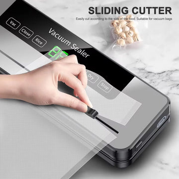 Electric Vacuum Sealer with Touch Key & Cutter